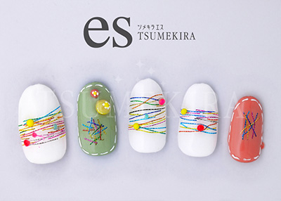 生産終了 TSUMEKIRA es ミックスヤーン ES-MIY-101 | Nail Labo