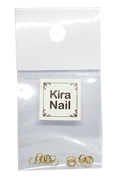 KiraNail kyashaオーバル ゴールド 4mm