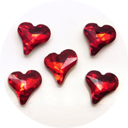 Nail Labo クリスタルストーン キュートハート ライトシャム