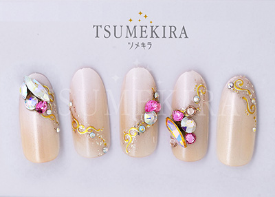 生産終了 TSUMEKIRA noble KUROプロデュース1 Ivy french parts