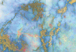 Nail Labo ネイルアートホイル マーブル ライトブルー