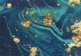 Nail Labo ネイルアートホイル マーブル ブルー