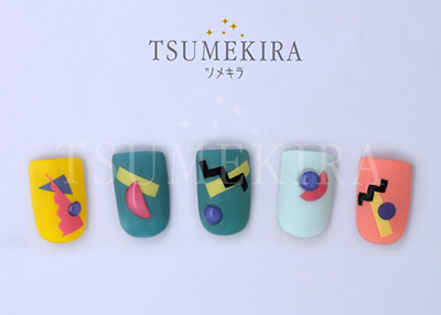取扱終了 TSUMEKIRA nailD.O.Gプロデュース3 80’s90’spatternSET NN-DOG-103