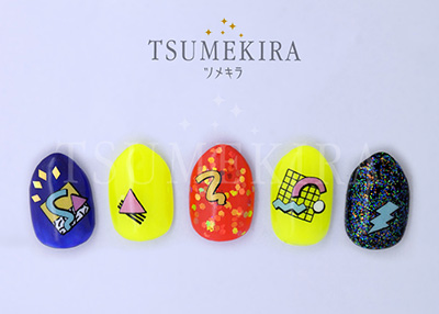 取扱終了 TSUMEKIRA nailD.O.Gプロデュース3 80’s90’spatternSET NN-DOG-103
