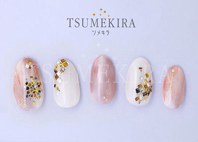 生産終了 TSUMEKIRA noble モザイクタイル NO-MOT-101
