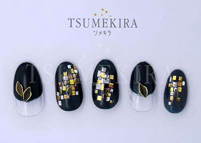生産終了 TSUMEKIRA noble モザイクタイル NO-MOT-101