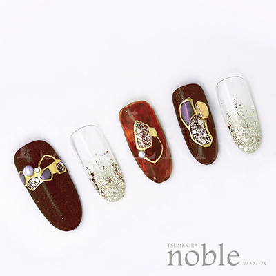取扱終了 TSUMEKIRA noble TOMOMI プロデュース3 tile NO-TOM-105