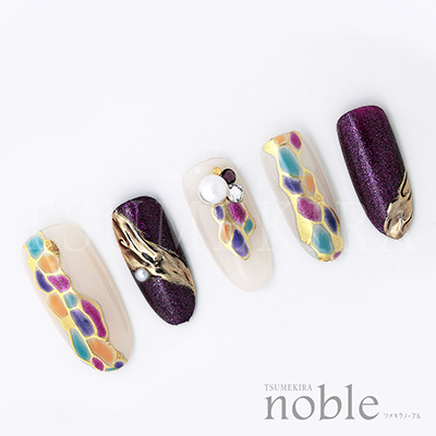 取扱終了 TSUMEKIRA noble TOMOMI プロデュース3 tile NO-TOM-105