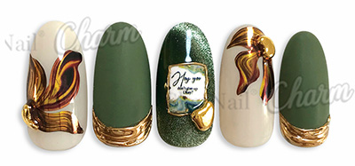 取扱終了 Sha-Nail Charm CH-KA01 Kanae MetalDropsBronze/カナエ メタルドロップス ブロンズ