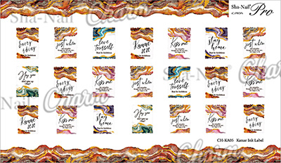 取扱終了 Sha-Nail Charm CH-KA05 Kanae InkLabel/カナエ インクラベル