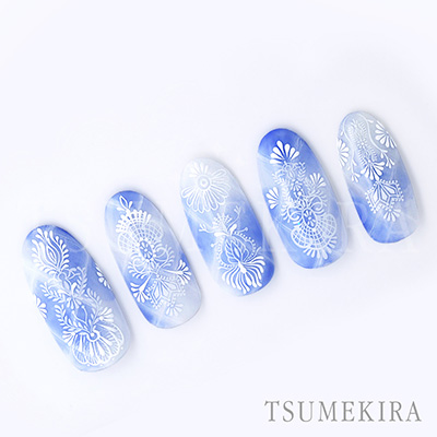 取扱終了 TSUMEKIRA colors nail Yuu プロデュース2 embroidery lace2 NN-YUU-103