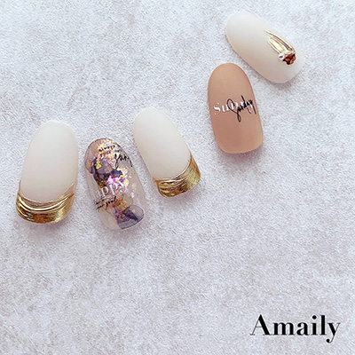 Amaily ネイルシール No.2-24 ミックスロゴ