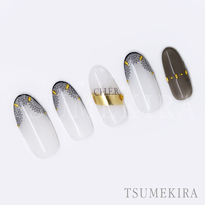 取扱終了 TSUMEKIRA meg プロデュース3 Cutting lace 1 NN-MEG-105