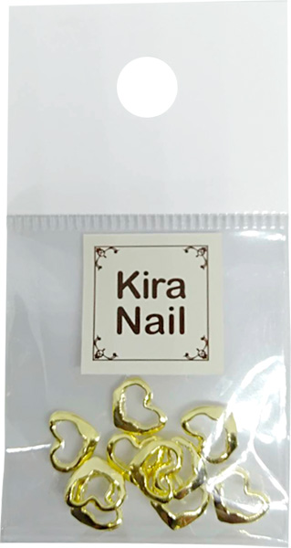 取扱終了 KiraNail カリーナ ハート ゴールド