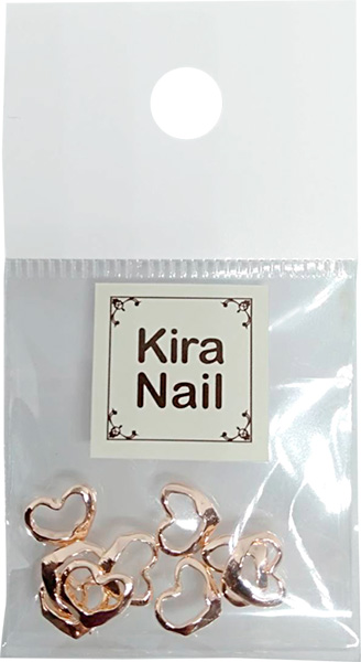 取扱終了 KiraNail カリーナ ハート ピンクゴールド