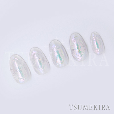 取扱終了 TSUMEKIRA オーロラホロ Hanakoプロデュース オーロラフィルムシール MODE CUT OH-HNK-102