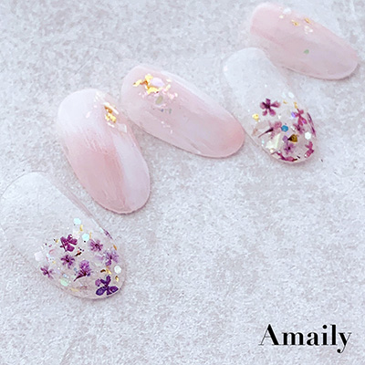 Amaily ネイルシール No.1-28 押し花(ミックス)