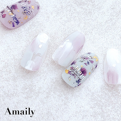Amaily ネイルシール No.1-29 フラワーフレーク | Nail Labo Online 