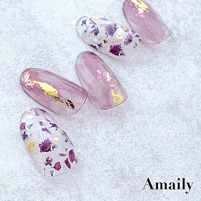 Amaily ネイルシール No.1-29 フラワーフレーク | Nail Labo Online 