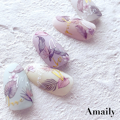 取扱終了 Amaily ネイルシール No.1-31 リゾートフェード