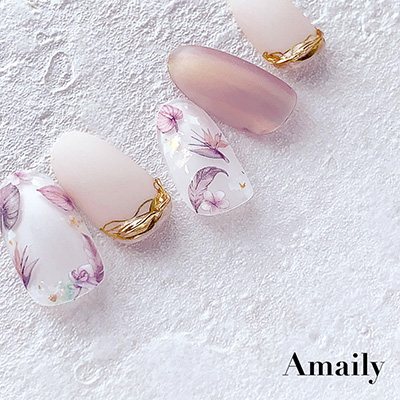 取扱終了 Amaily ネイルシール No.1-31 リゾートフェード