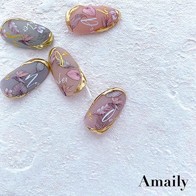 取扱終了 Amaily ネイルシール No.1-31 リゾートフェード
