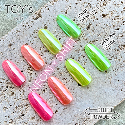 TOY’s × INITY シフトパウダー T-SH01 ホワイトグリーン