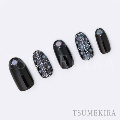 取扱終了 TSUMEKIRA Hana4 プロデュース3 Hana4 mosaic art NN-HNY-103
