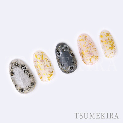 取扱終了 TSUMEKIRA flicka nail arts プロデュース6 dessin flower NN-FLI-109