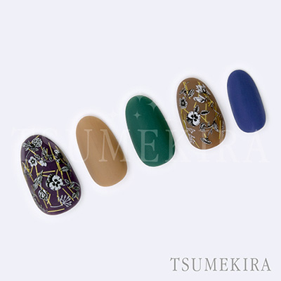 取扱終了 TSUMEKIRA flicka nail arts プロデュース6 dessin flower NN-FLI-109