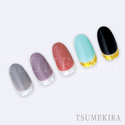 取扱終了 TSUMEKIRA ガラスフレンチ ゴールド SG-GFL-102