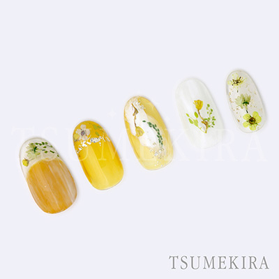 取扱終了 TSUMEKIRA ドライフラワー 両面印刷3 NN-DFR-103