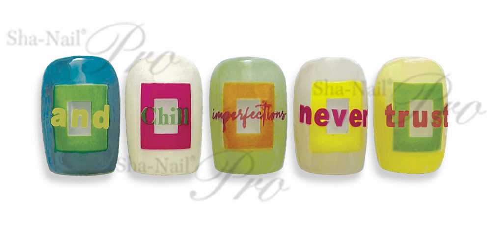 取扱終了 Sha-Nail Pro JUNX-002 Square motif -Neon-/スクエアモチーフ ネオン