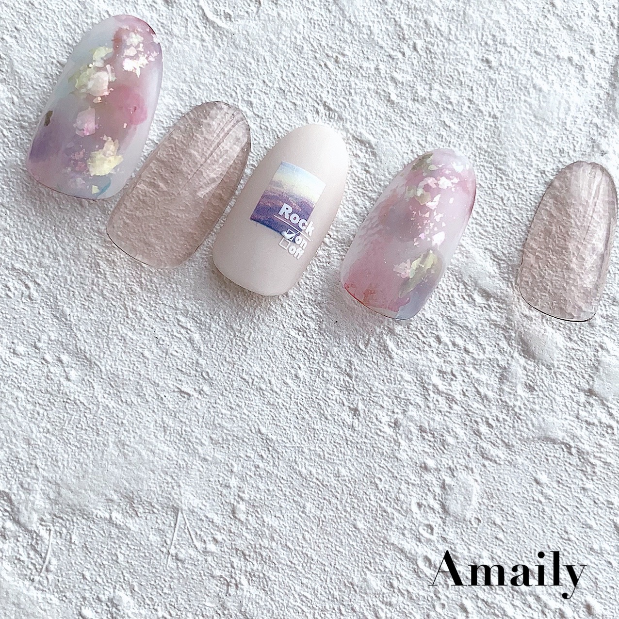 取扱終了 Amaily ネイルシール No.3-35 Sora
