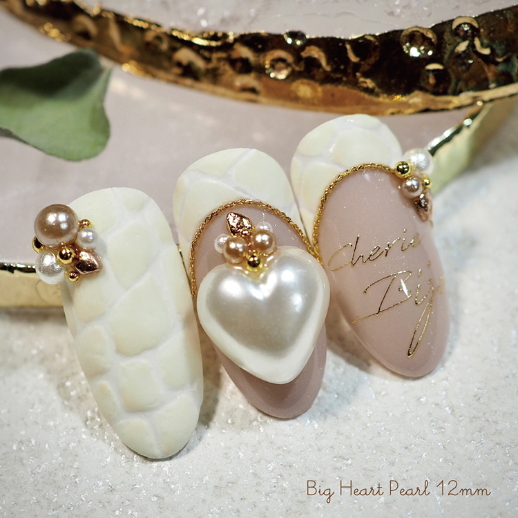 KiraNail ビッグハートパール 12mm