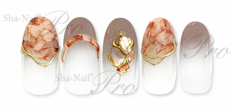取扱終了 Sha-Nail Pro Stone -Brown-/ストーン ブラウン RUMI-014
