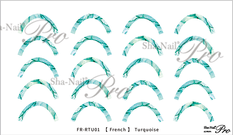 取扱終了 Sha-Nail Plus (French) Turquoise/フレンチ ターコイズ FR-RTU01