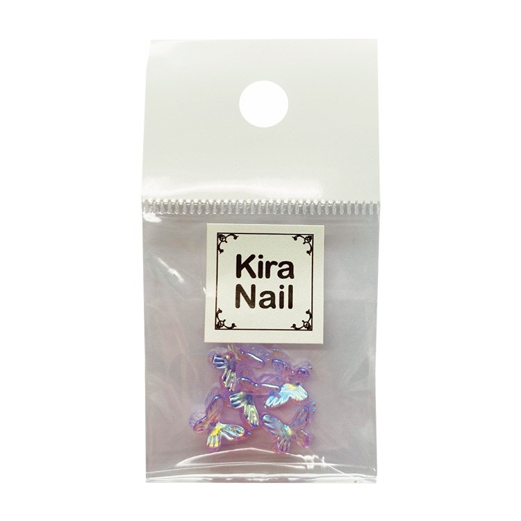 取扱終了 KiraNail カラフルオーロラ バタフライ パープルオーロラ