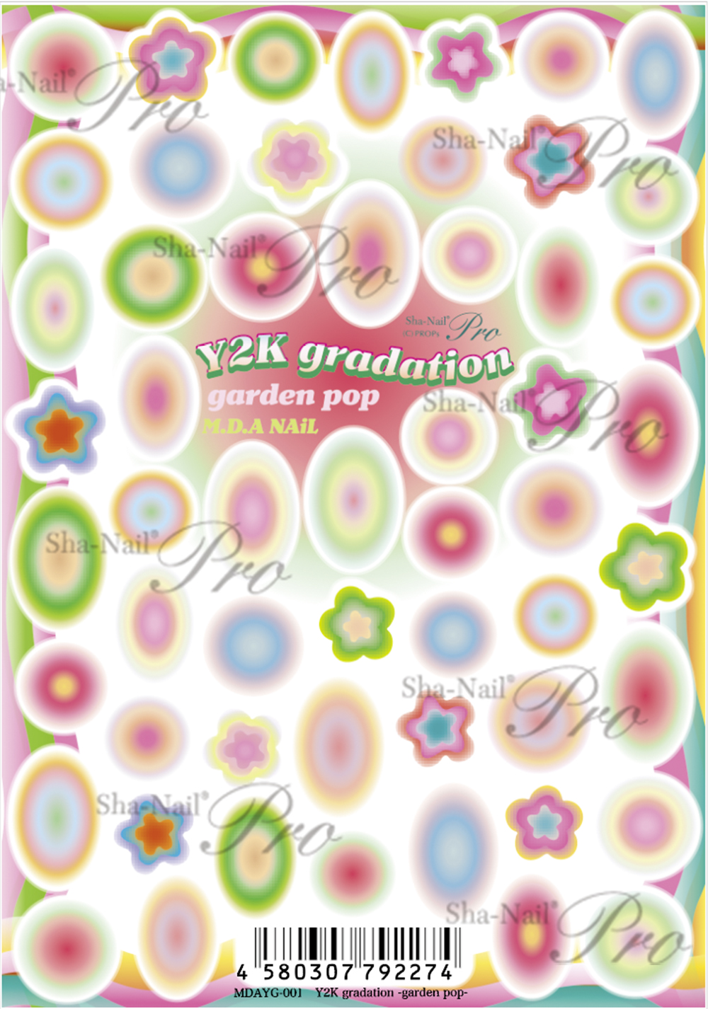 取扱終了 Sha-Nail Pro MDAYG-001 Y2K gradation -garden pop-/ ワイツーケイグラデーション ガーデンポップ
