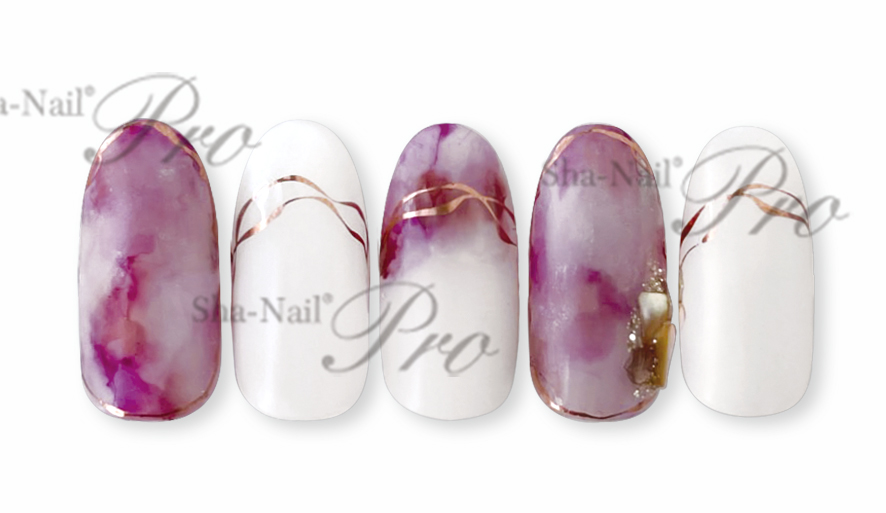 取扱終了 Sha-Nail PlusFR-RRW02FrenchRandomWaveLine-WhiskeyBrown-ランダムウエーブラインウイスキーブラウン