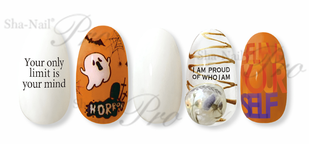 取扱終了 Sha-Nail Pro GFS-001 Gradation Font -Orange Miracle-/グラデーションフォント オレンジミラクル