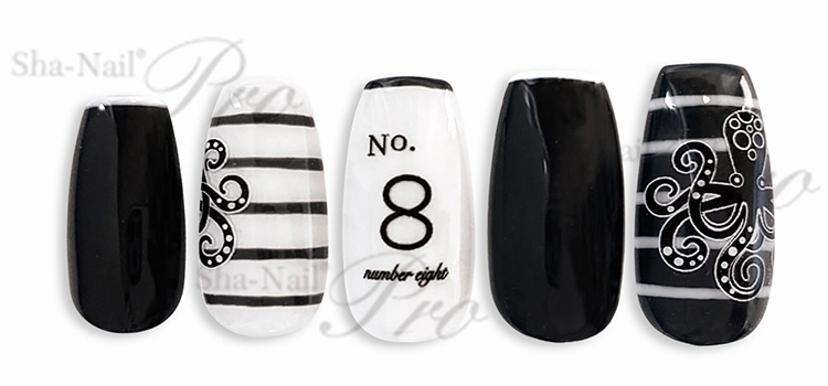 取扱終了 Sha-Nail Pro CHIHO-007 No.pd -monotone-/ナンバーピーディー モノトーン