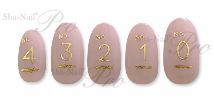 取扱終了 Sha-Nail Plus CHIHO-PPD01 No.pd -Gold-/ナンバーピーディー ゴールド