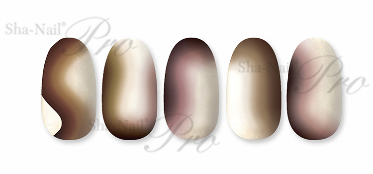 取扱終了 Sha-Nail Plus XGW-P01 X Gradation W -Brown-/エックスグラデーション ダブリュー ブラウン