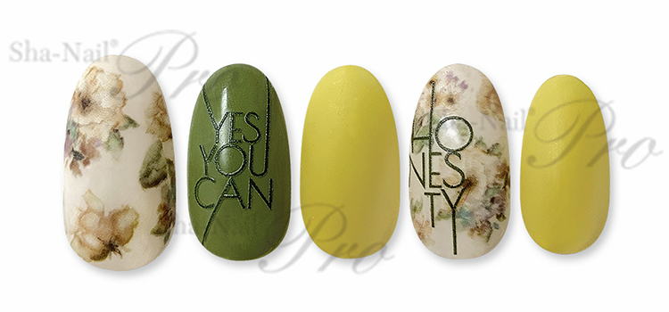 取扱終了 Sha-Nail Plus STL-P01 Stylish Logo -Green-/スタイリッシュロゴ グリーン