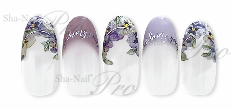 取扱終了 Sha-Nail SET RUMI-SET-1 smile font 限定カラー3色セット(非売品プレゼントシート付)