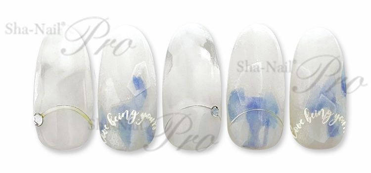 取扱終了 Sha-Nail SET RUMI-SET-1 smile font 限定カラー3色セット(非売品プレゼントシート付)