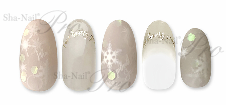 取扱終了 Sha-Nail SET RUMI-SET-1 smile font 限定カラー3色セット(非売品プレゼントシート付)