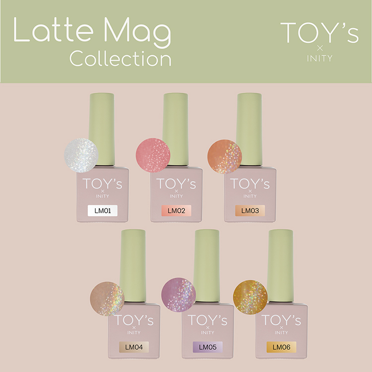 TOY's × INITY ラテマグコレクション 6色セット | Nail Labo Online ...