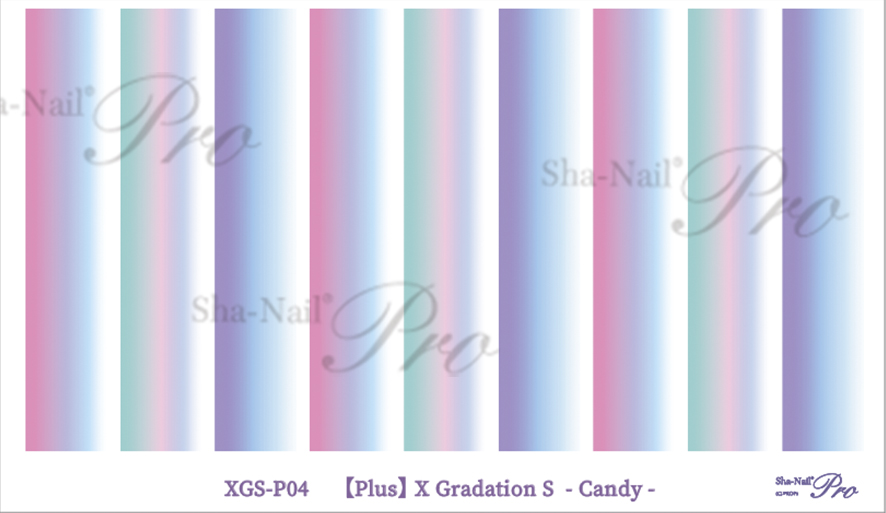取扱終了 Sha-Nail Plus XGS-P04 X Gradation S -Candy-/エックスグラデーション エス キャンディ